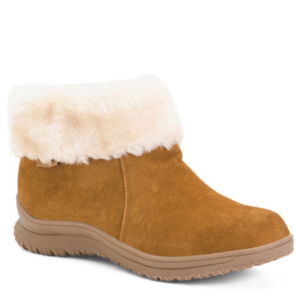 Minnetonka fur lined booties